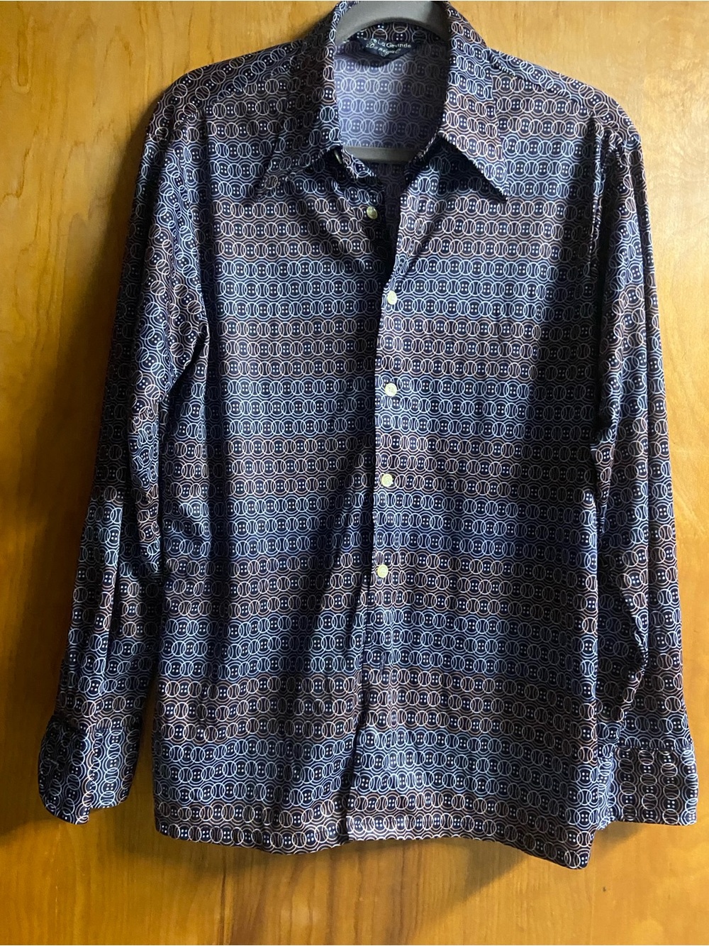 PIERRE LA GRANDE Donegal RETRO 70’s DISCO Era True Vintage Men’s L Rare Find